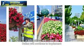The urban environment improvement work for the 2025FISU Football World Cup in Dalian is fully ready.