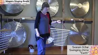 Svaram Swinging Chimes 9 Bar Earth