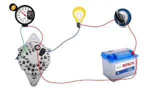 How to Wire Car Alternator With Tachometer | Car Alternator Wiring Diagram