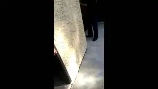 HOA Contractor explaining shed