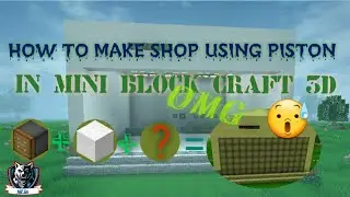 How to make shop in mini block craft 3D using piston BY:NK.in