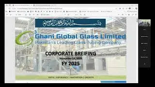 Ghani Global Glass Limited CBS Nov-2025