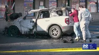 Crews called to car fire near Route 33 Pizza House in South Hadley
