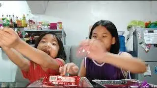 RED VS PURPLE CHALLENGE w/ my sister!