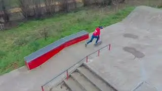 Skating at Martley Skate Park