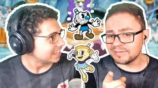 chamei meu PAI pra jogar a DLC DO CUPHEAD