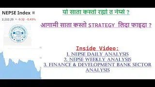 Nepse 2112 / Nepse Technical Analysis / Nepse Weekly / Bajaar Trend