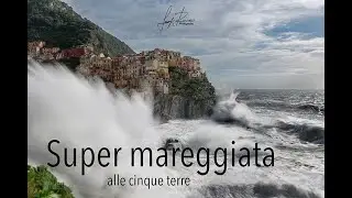 Super-mareggiata alle cinque terre del 03-11-2023