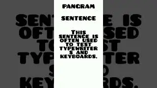 Youtube short - English FACTS