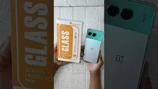ONEPLUS NORD 4 5G 🔥 TEMPERED GLASS SELF APPLICATION #shorts #oneplusnord