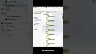 HOLLOW HELICAL SPRING BY PRO METHOD | SOLIDWORKS | 3D MODELING | PRACTICE TUTORIAL