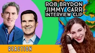 American Reacts - Rob Brydon Interviews JIMMY CARR Clip