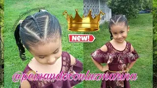 PEINADO PARA NIÑAS DE CABELLO CORTO PEINADO CON TRENZA PEINADO CON COLETAS