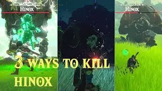 Zelda: BOTW | How to defeat Hinox | 3 way to kill Hinox