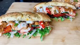 How To Make Fajita Subway Sandwiches At Home ❗️Recipe By Eshal Food Wishes