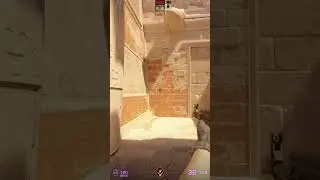 Self Pop Flash For Retake A On Anubis In CS2 #cs2 #shorts
