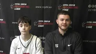 CEYBL U13, 31. 1. 2026, PRESS conference, BA Sparta - &Scaron;BK Galaxy Ko&scaron;ice