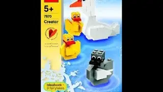 LEGO Creator 7870 Hans Christian Andersen Bucket Instructions DIY Book