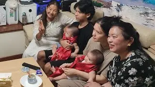 Twins❤️❤️ Natini  Eva & Neuma Weaning Ceremony‖Brother Home Mongkong HK