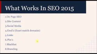 SEO 2015