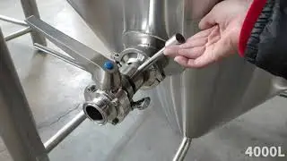 4000L beer fermentation tank-craft beer brewing equipment