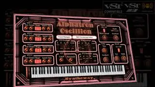Subtractive Synth VST VST3 AU: The Street Of Rage (Bare Knuckle, Yuzo Koshiro) Alphatron Oscillion