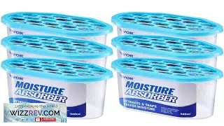 VEVOR Moisture Absorber Boxes 10.8 oz Humidity Absorber Boxes(6 Packs) Fragrance Free