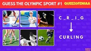 GUESS THE NAME OF THE OLYMPIC SPORT FROM MISSING LETTERS !! Can You Get 100/100?