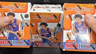 NBA Hoops 2021-22 Blaster Box Break | Memorabilia/Relic Hit + Luka Dončić SLAM