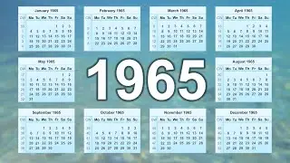1965 Calendar