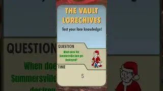 Lorechive Daily Question; Christmas Edition #fallout #shorts