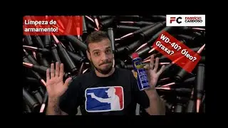 Limpeza de armas, produtos e acessórios