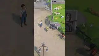 In 1.1, you'll notice tourists wandering around town