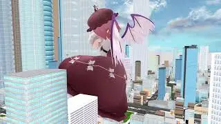 【Giantess MMD】巨大ミスティアで【え？ああ、そう。】