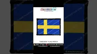 Customize or Buy Sweden Flag Patch 3&rdquo; x 2&rdquo; | Any Country Flag  #sweden #flag  #shorts #patch #viral