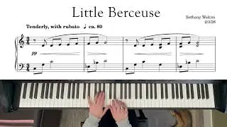 Little Berceuse ||  original piano composition || FREE sheet music