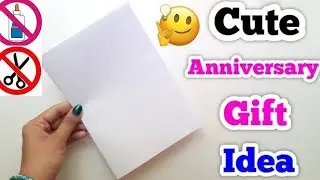 Easy & Beautiful white paper Anniversary Card making|DIY Happy Anniversary greeting card|Handmade