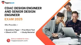 CDAC DESIGN ENGINEER AND SENIOR DESIGN ENGINEER Syllabus & Pattern 2025 | Questions Paper | MCQs