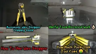 Automatic Wire Stripper 🤩 | Crimper Tool | How To Use Wire Stripper ? 💯 | Electrical Tool 🔌 | Tools