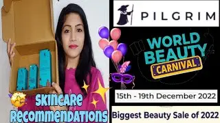 Pilgrim Sale Recommendations|Flash Sale Rs 1 only|Biggest Skincare sale|Makeup by Nidhi