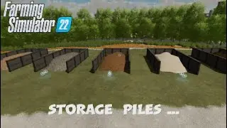 FS22 New Mod (console): Storage Piles For Earth Fruits And Stones | Mods in the spot(light)s #21