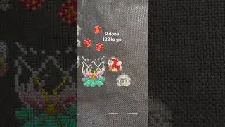Crafting Tiny Nintendo Legends: One Stitch at a Time #crossstitch