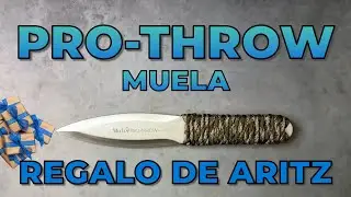 PRO-THROW - Regalo de ARITZ - Hago un mango de paracord  #cuchillos #throwingknife #paracord