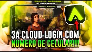 EXCLUSIVO✅ 3A CLOUD GAMING com LOGIN por NÚMERO DE TELEFONE! O Melhor cloud gaming ilimitado?