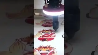 CO2 laser cutting machine with CCD #co2laser #co2lasercuttingmachine #lasermachine #co2lasermachine