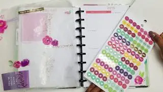 Floral Fever - I Snatched Your Planner Layout - Happy Planner Dashboard Layout