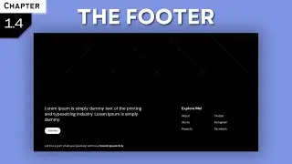 1.4 - The Footer for MERN APP!!