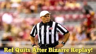 ACC ref quits in frustration after bizarre replay review in UConn-Syracuse.