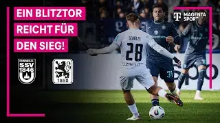 SSV Ulm – TSV 1860 München, Highlights mit Live-Kommentar | 3. Liga | MAGENTA SPORT