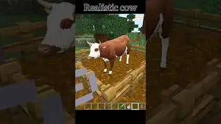 how to make minecraft cow realistic | secret potion